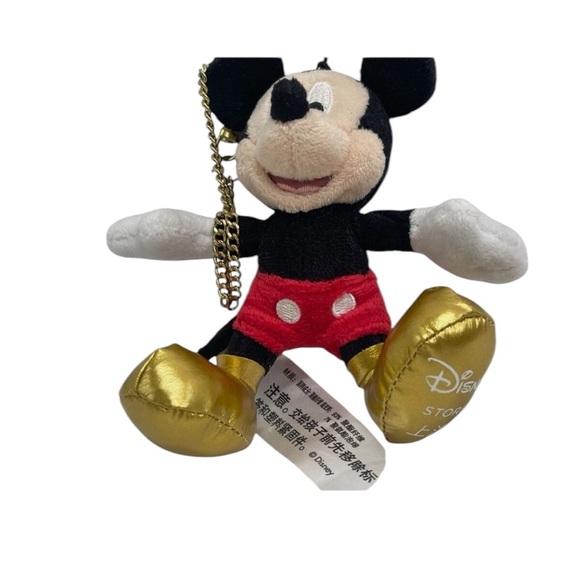 Shanghai Disney Store Exclusive Mickey Mouse Key Chain With Golden Shoes LE 5000 - Picture 7 of 14